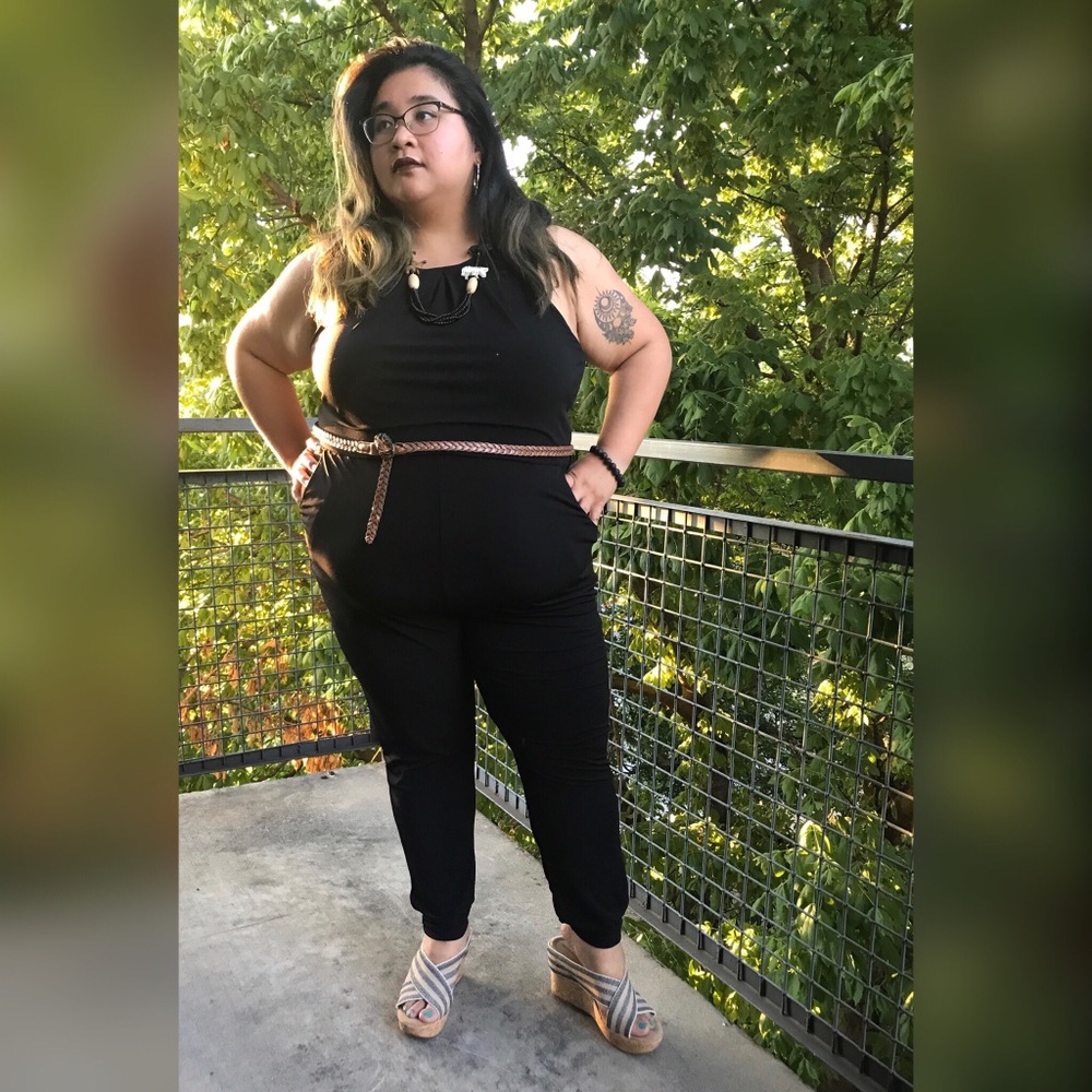 ◾️▫️Sleeveless Black Jumpsuit▫️◾️